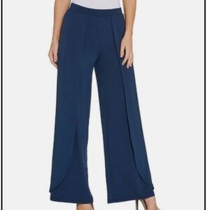 H by Halston Jet Set Navy Pants